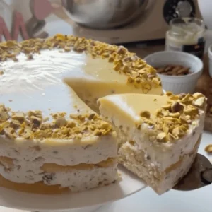 Lagana Torta sa Piškotama i Bijelom Čokoladom
