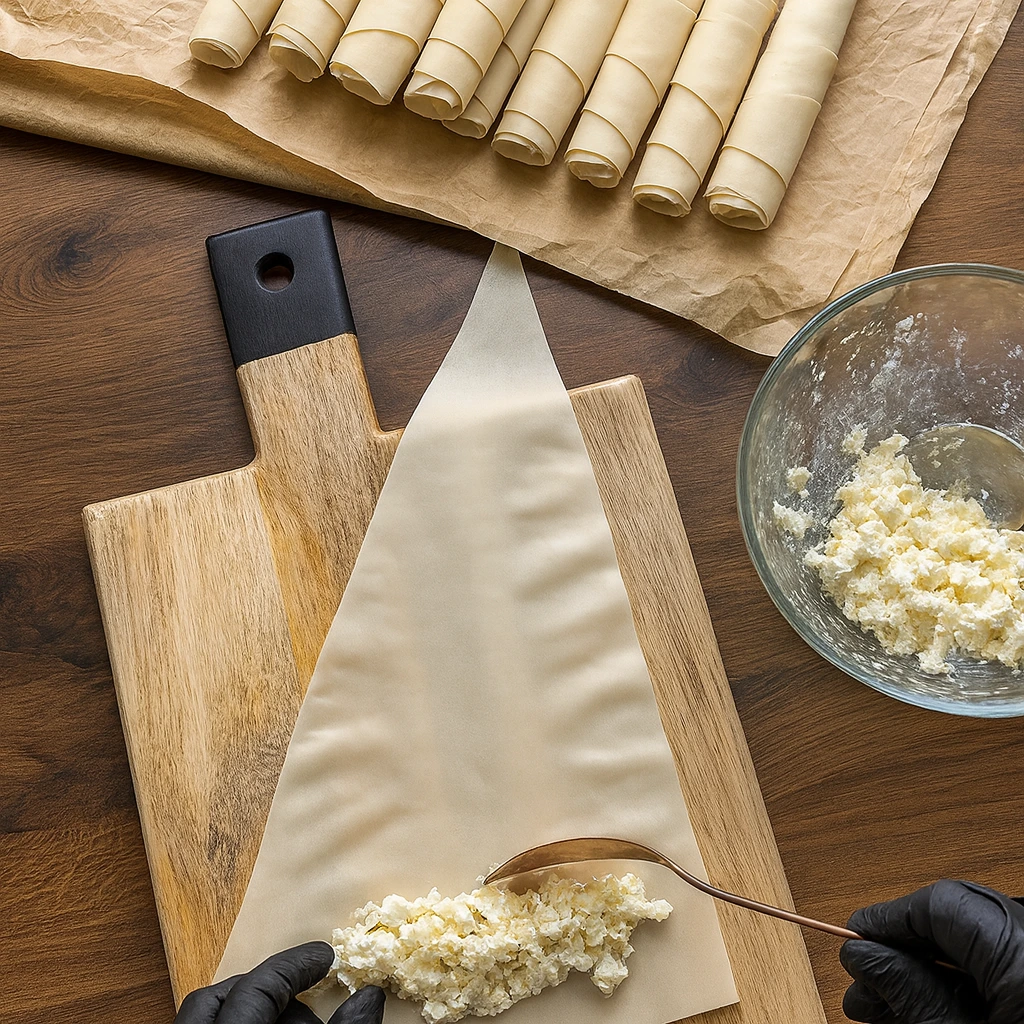 priprema burek štapića
