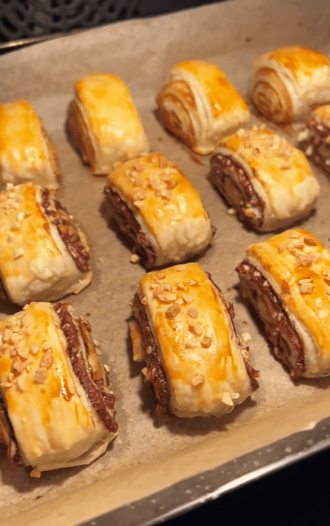 Pečenje Nutella banana pecivo