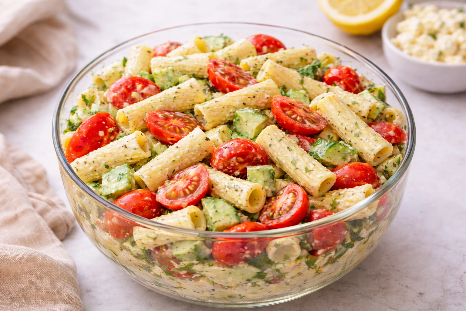 Grčka pasta salata – gotova za 20 minuta!