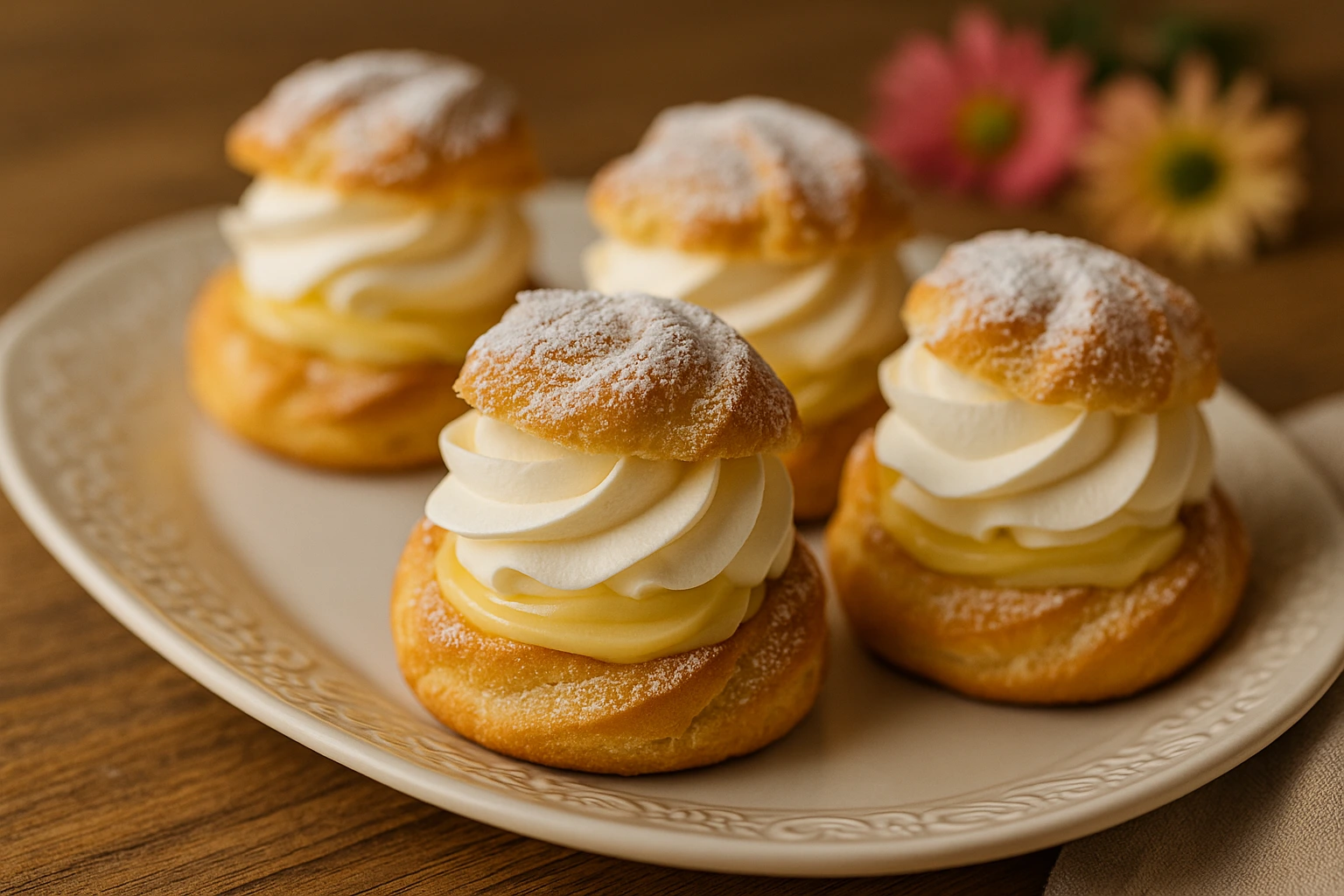 Princes krofne – Domaći i provjeren recept s kremom od vanilije