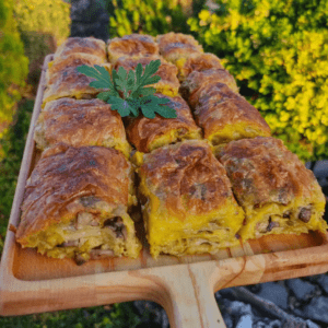 Zalivena pita sa gljivama recept za ukusan ručak