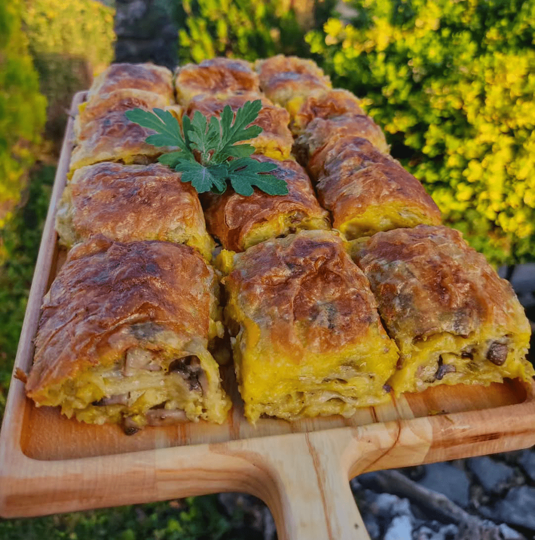 Zalivena pita sa gljivama recept za ukusan ručak