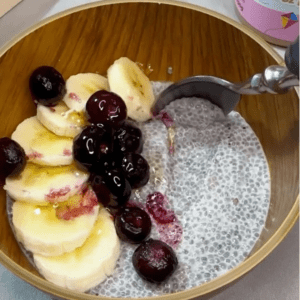 chia puding s medom
