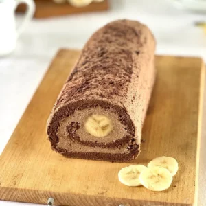 čokoladni rolat sa bananama