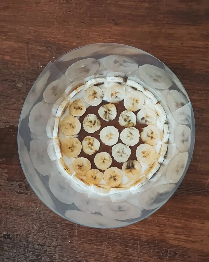 karamel torta sa bananama priprema