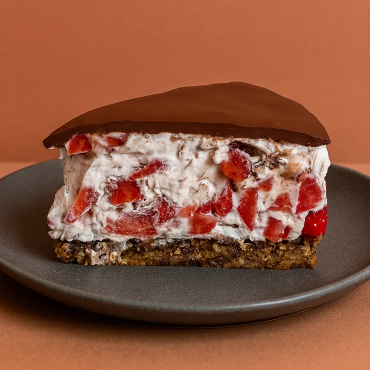 Veganska torta s bijelom čokoladom i jagodama – bez pečenja