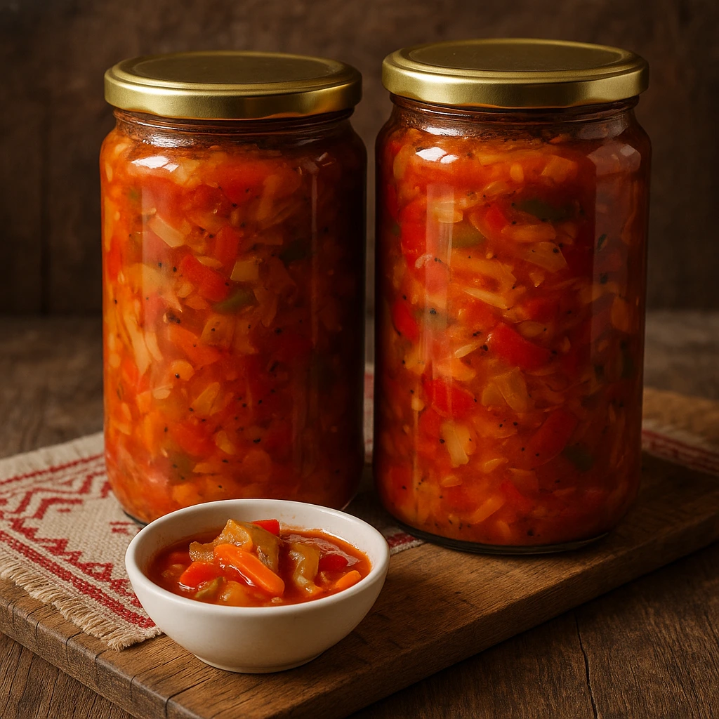 Lovačka salata – provjeren domaći recept za zimnicu (bez konzervansa)