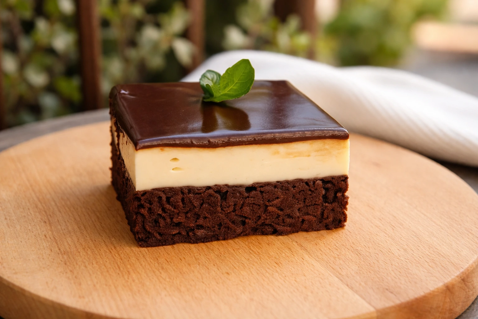 Posne ledene kocke – slojeviti čokoladni kolač bez mlijeka i jaja