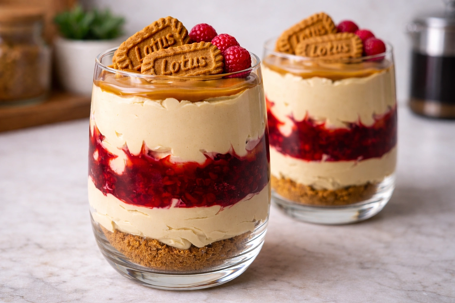 Lotus cheesecake u čaši – Recept za kremasti desert bez pečenja