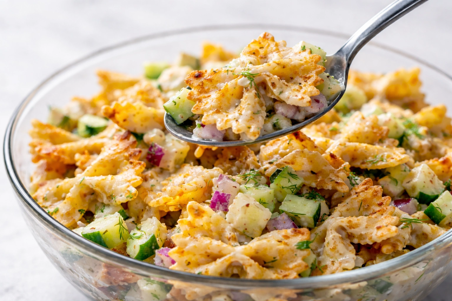Hrskava pasta salata – Kremasta, svježa i nevjerojatno zarazna