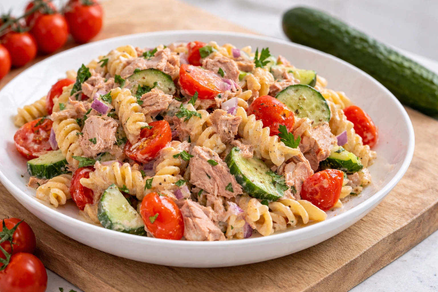 Tuna pasta salata – Brza i lagana posna salata
