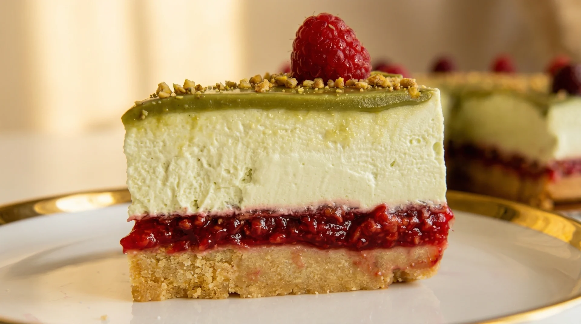 Cheesecake s malinama i pistacijama koji se topi u ustima – Bez pečenja